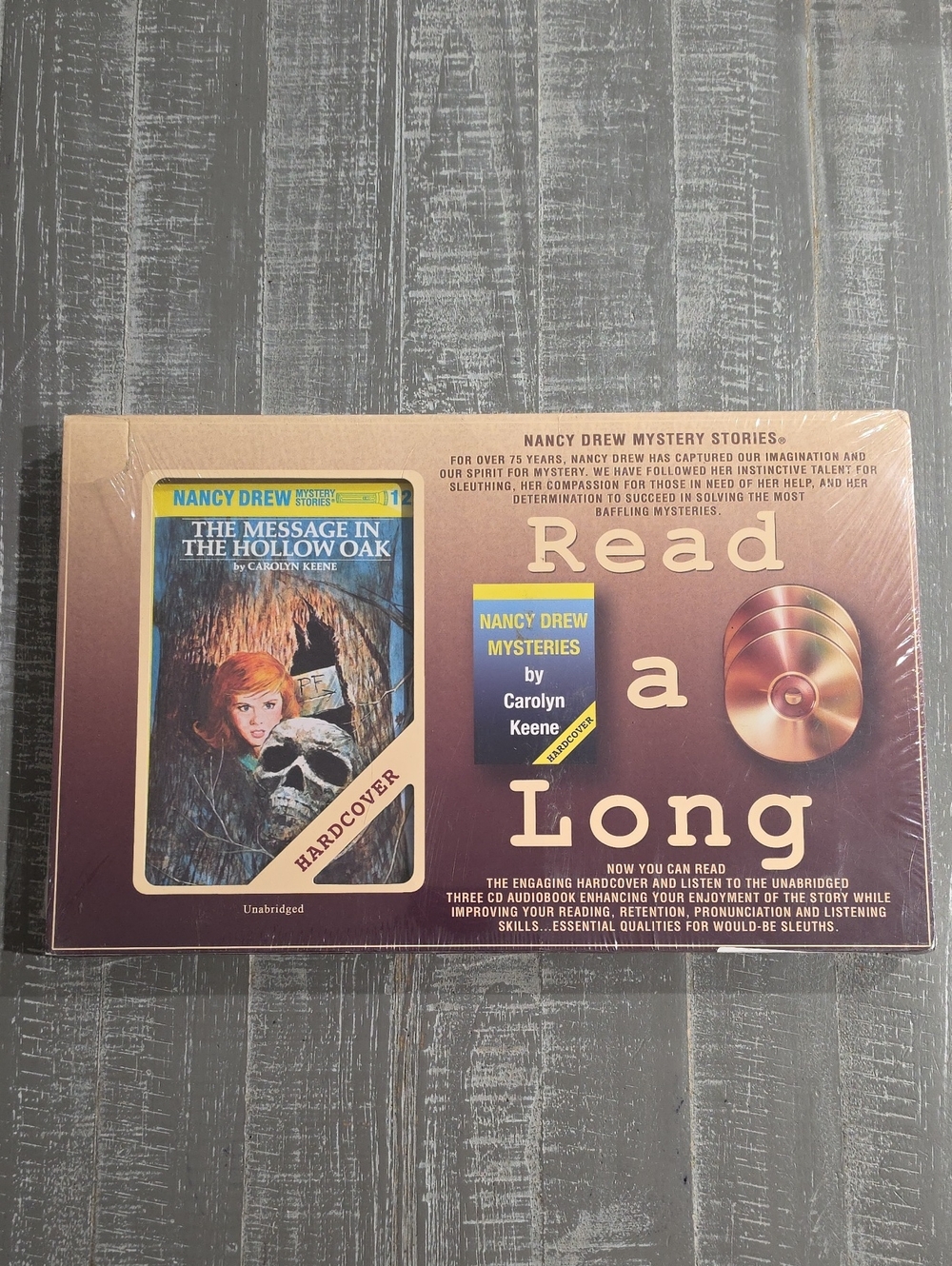 Message In The Hollow Oak, Nancy Drew Read-A-Long Set Hardcover & 3 CD Audiobook